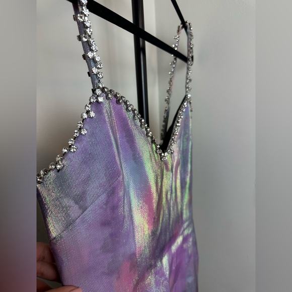 Crystal-Trim Cloud Mini Dress & Aimee Kestenberg Iridescent Crossbody Set - Picture 4 of 16